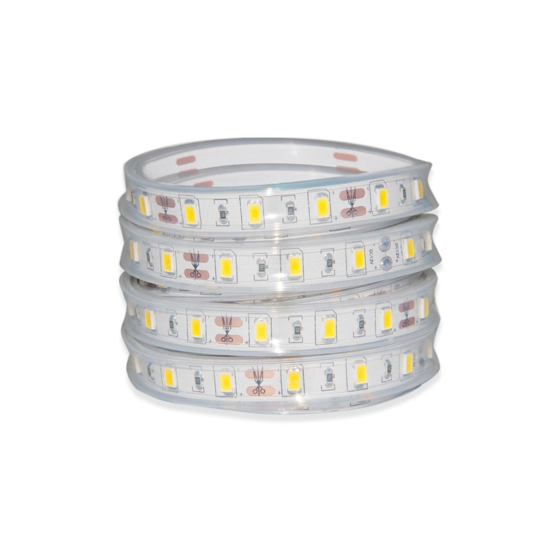 IP65 SMD5730 Silicone Encased Flexible LED Strip Light, Suitable for Outdoor Use