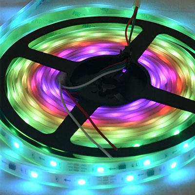 IP65 WS2811 RGB LED Flexible LED Strip, Suitable for Decoration 30/60/120LED per Meter
