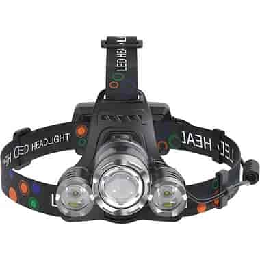 Manufacturer Rechargeable USB Headlamp Waterproof Headlight Lightweight Head Lights for Outdoor Camping Hunting Running Hiking Hard Hat